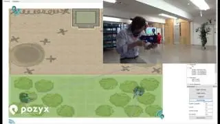 Pozyx accurate positioning Demo #3: Tracking a nerf gun battle