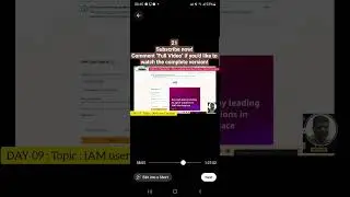 Day 9-21 | IAM User Creation in AWS & Azure &ndash; Cloud Admin Course| By Seekho10X & AWS Emerging Talent