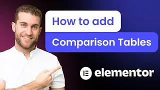 How to add Comparison Tables to Elementor