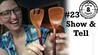 RUAC Spoon Challenge 23 - Salad Servers - Show & Tell: July 17, 2021