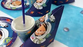 Astronaut Flo Dekoset von Geburtstagsfee