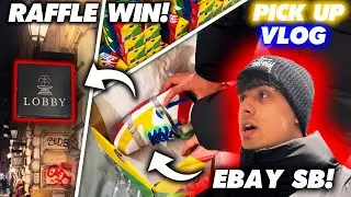 RAFFLE WIN!🏆 NIKE SB DUNK EBAY| MINI SHOPPING + FOOD HOT SPOT 🌯