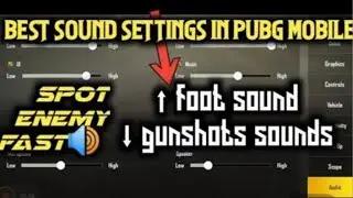 How to increase enemy foot sound  | Best Audio Setting in Pubg Mobile  |Top guide sound effects📍