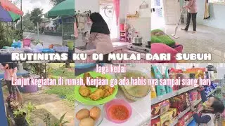 IRT PRODUKTIF DI MULAI DARI SUBUH,KERJAAN ADA TERUS SEMANGAT