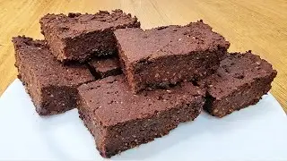 Brownie Saudável Mais Gostoso Que Já Comeu! Sem Farinha, Sem Açúcar e Sem Leite!