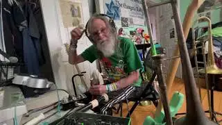 STEVE LIEBERMAN DEMONSTRATES STUDIO RECORDING FOR GUINNESS WORLD RECORDS FOR HIS 2ND GWR 6/12/2022