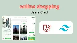 Online Shopping Laravel + tailwind css || Users Crud