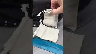 8cm Muslin Bags by Smart as a Button Ltd