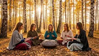 Deep Calm Before Sleep With Flowing River Birds Singing And Soft Handpan Echoes