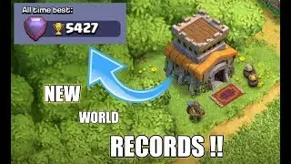 Highest Trophies World Records Ever - Clash Of Clans !!