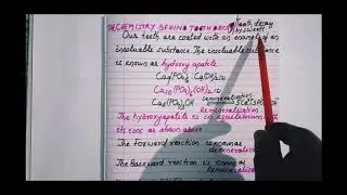The chemistry behind tooth decay,Hydroxyapatite,Brush your teeth after eating,Tushar Sir's Chemistry