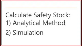 Supply Chain and Systems - Part 12 - Safety Stock Calculations