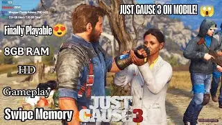 Just Cause 3 on Winlator! 😱 Best Settings & Performance Test | Snapdragon 855+ 8GB Ram