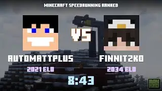 AutomattPLUS VS Finnitzko | Insane Recovery | MCSR Ranked