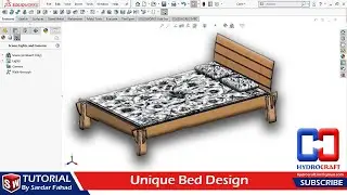 Unique Bed Design in SolidWorks Tutorial | HydroCraft
