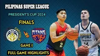 PSL HIGHLIGHTS | FINALS GAME 1 | NUEVA ECIJA vs QUEZON TITANS #psl