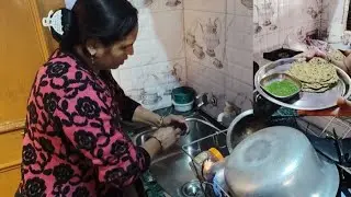 🌹कडकडाती सरदी में सुबह सुबह कैसे निपटाती हूँ अपने घर के काम मेथी के पराठे💐