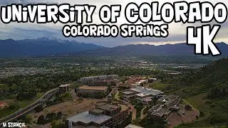University of Colorado at Colorado Springs 4K (DJI Mavic Air 2 Drone Footage) UCCS Mountain Lions!