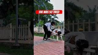 Help the girl too tired to sleep in the park #bekind #japan #kindness #germany