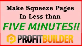 WP Profit Builder - Build Squeeze Pages In Less Than 5 Minutes