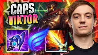 CAPS IS INSANE WITH VIKTOR! - G2 Caps Plays Viktor MID vs Lee Sin! | Season 11