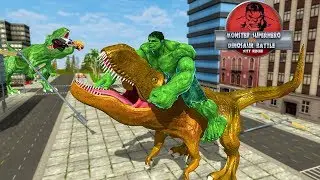 Monster Superhero vs Dinosaur Battle: City Rescue