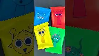 Paper DIY INCREDIBOX sprunki candy opening blind boxes #sprunki  #diy  #incredibox  #asmr