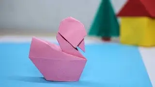 Easy Origami Swan 3D -  How to Make Swan 3D Step by Step