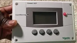 SCHNEIDER ELECTRIC CONEXT SCP For XW+ and SW SYSTEM CONTROL PANEL