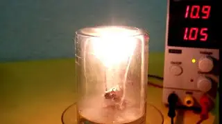 Lampara Incandescente Casera con Filamento de Tungsteno
