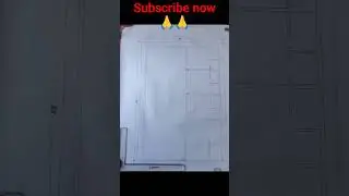 😱last tak dekhe#2d #house #design #building #drawing #line #plan #shortvideo #ytshorts#viral#like👍❤️