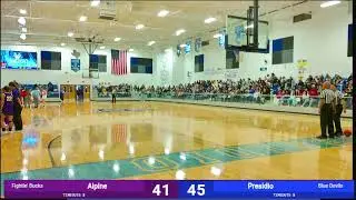 Alpine Lady Buck Basketball @ Presidio