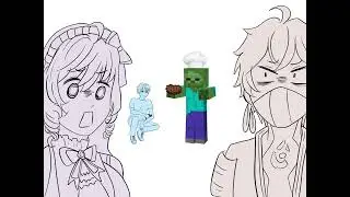 A normal day in minecraft for Phoenix (congrats on the 100+!!)