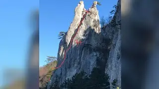 Weg der Erstersteiger; 3+ am Cimone (Peilstein) | Mehrseill&auml;ngen-Klettern