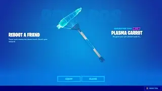 How to get NEW Plasma Carrot Pickaxe for FREE in Fortnite! (Reboot a Friend Rewards)