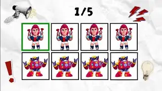 Say the Brawlers on beat Challenge. #brawlstars #challenge #kidsgame #braingame 