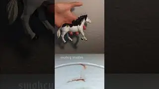 Some of my favorite Schleich repaints in my collection! ✨ 💞 #schleich #horse #art #smokeystudios