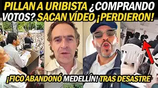 FICO ABANDONÓ MEDELLÍN: FRACASO ROTUNDO ¡Pillan a uribista posiblemente COMPRANDO VOTOS!