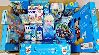 Ultimate BLUE STATIONERY COLLECTION💙Geometry, PencilBox, Doraemon kit, Pen, Sharpener, Eraser, pouch