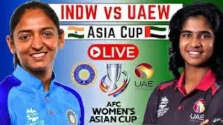 Live INDW vs UAEW 5th Match, W-Asia Cup 2024#indianwomen #uaewomen Today Cricke Match Live Score