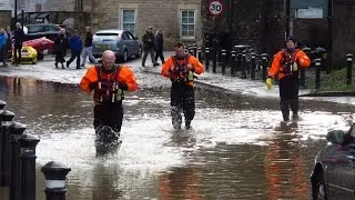 Lancaster the day after Storm Desmond