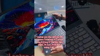 Laptop cao cấp x&aacute;ch tay Mỹ Lenovo Thinkpad X1 Carbon Gen 8 (Core i7 10610U, 16G, 256G, 14 inch, FHD)