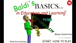Baldi's Basic's Classic V1.3.2 Gameplay 9/12/25