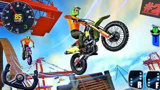 Bike Racing GT Spider Moto-Superhero Motorcycle Stunts Game/SIMULATOR Android gameplay video 📸..