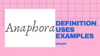 Anaphora | Definition, Uses, & Examples | Studying Literature