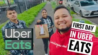 Ise Bhi Sikha di Uber Eats || Her first Day in Uber Eats || Delivery 📦 Partner || Melbourne 🇦🇺