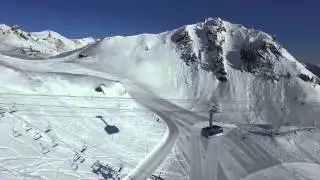 Luftseilbahn Pendelbahn Schlossalm 2 in Bad Hofgastein | stock footage