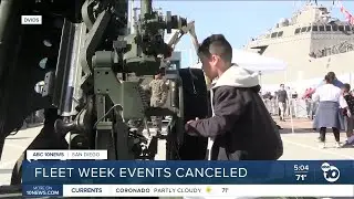 Fleet Week San Diego cancels four events next week due to government shutdown