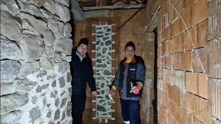 #45 Elektrik ve lento taş döşeme