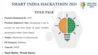Tool providing for real time feeds of cyber incident.(SIH 1677)